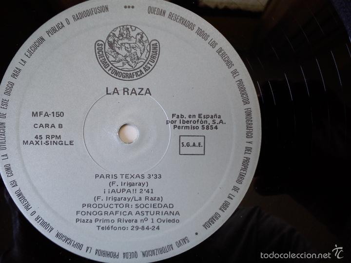 Discos de vinilo: LA RAZA -LA RAZA- (1987) MAXI-SINGLE - Foto 3