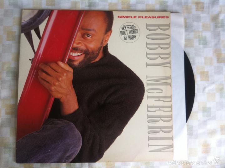 Discos de vinilo: LP BOBBY McFERRIN-SIMPLE PLEASURES - Foto 1