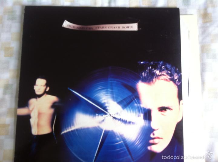 Discos de vinilo: LP HUE AND CRY-STAR CRASH DOWN - Foto 1