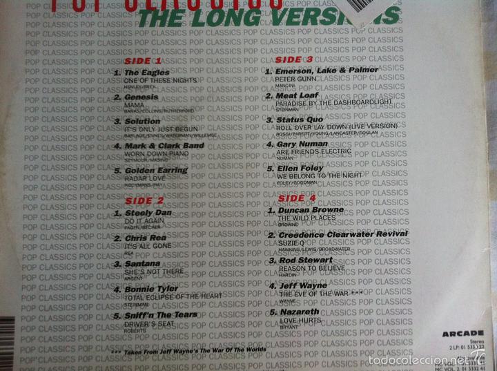 Discos de vinilo: LP DOBLE-POP CLASSICS-THE LONG VERSIONS - Foto 2