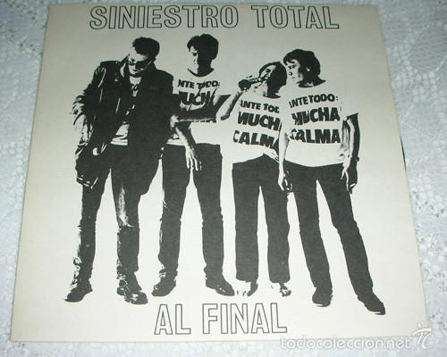 Discos de vinilo: SINIESTRO TOTAL - AL FINAL / NO ME MATES CON  TOMATE - SINGLE 1985 - Foto 1