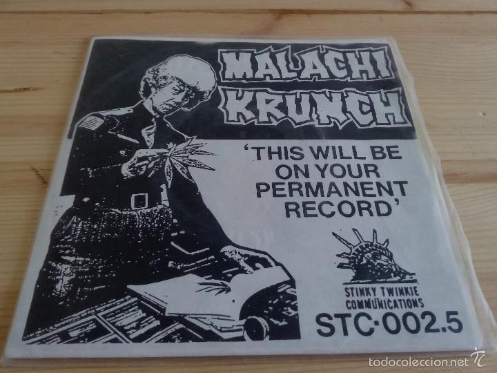 Discos de vinilo: Malachi Krunch /Maggot -punk hard core - Foto 1