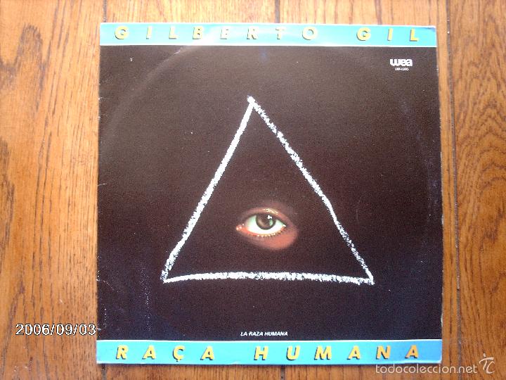 Discos de vinilo: gilberto gil  -  ra&ccedil;a humana - Foto 1