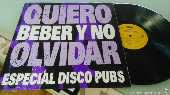 Disques de vinyle: Quiero beber y no olvidar lp promocional.1992.ver contenido en foto./2 en perfecto estado
