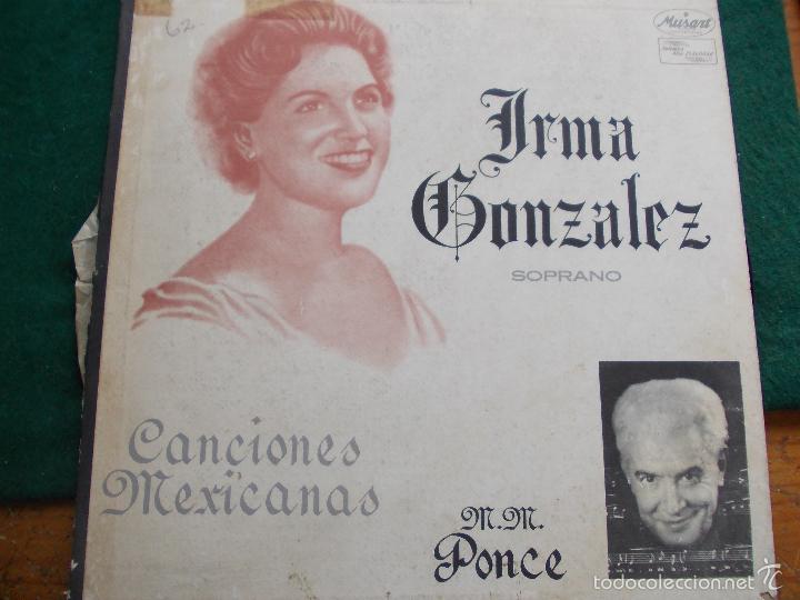 Dischi in vinile: Irma Gonzalez Canciones Mexicanas