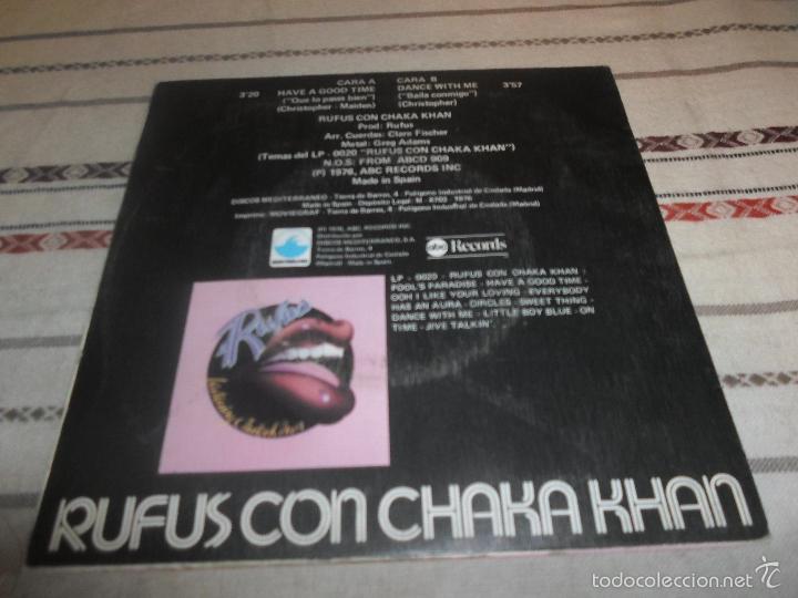 Discos de vinilo: HAVE A GOOD TIME RUFUS - Foto 2