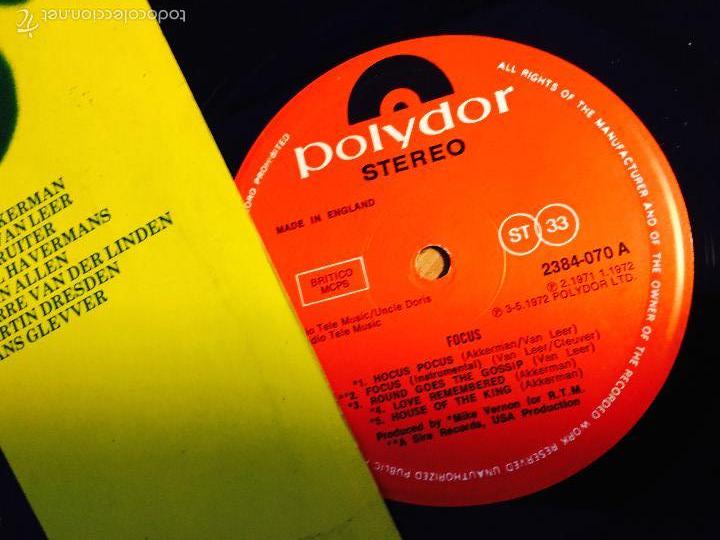 Discos de vinilo: FOCUS (FOCUS) LP UK (B-12) - Foto 3