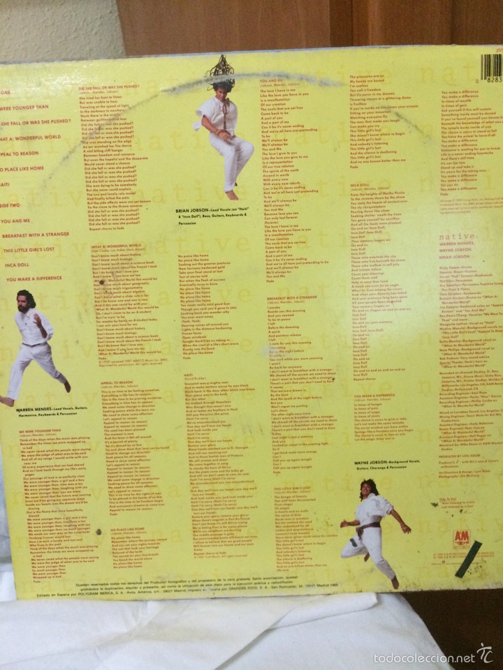 Discos de vinilo: NATIVE-NO BOUNDARIES-1989-VINILO NUEVO - Foto 2