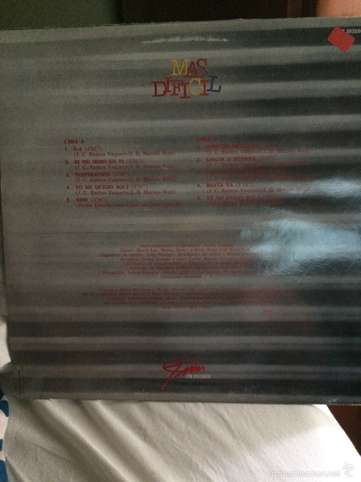 Discos de vinilo: IVAN-MAS DIFICIL-VINILO COMO NUEVO - Foto 2