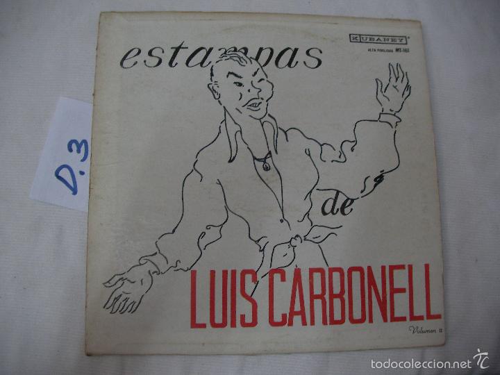 Discos de vinilo: ANTIGUO LP - LUIS CARBONELL - Foto 1