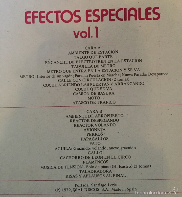 Discos de vinilo: Efectos de sonido especiales en vinilo - Foto 2