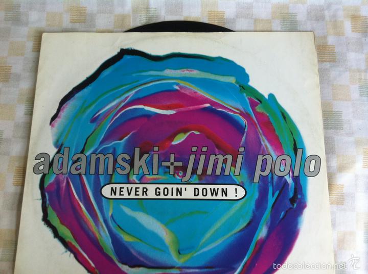 Discos de vinilo: 12 MAXI-ADAMSKI + SOHO-NEVER GOIN DOWN - Foto 1