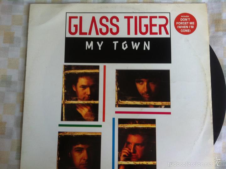 Discos de vinilo: 12 MAXI-GLASS TIGER-MY TOWN - Foto 1