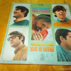 Discos de vinilo: LOS PASOS. PRIMAVERA EN LA CIUDAD / NADIE ME ENTIENDE. HISPAVOX 1968