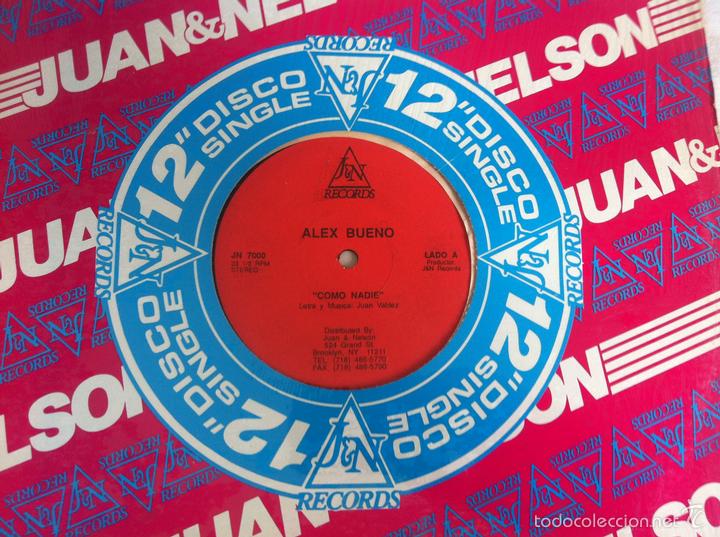 Discos de vinilo: 12 MAXI-ALEX BUENO-COMO NADIE - Foto 1