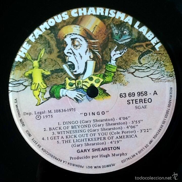 Discos de vinilo: GARY SHEARSTON : DINGO [CHARISMA - ESP 1974] LP - Foto 3