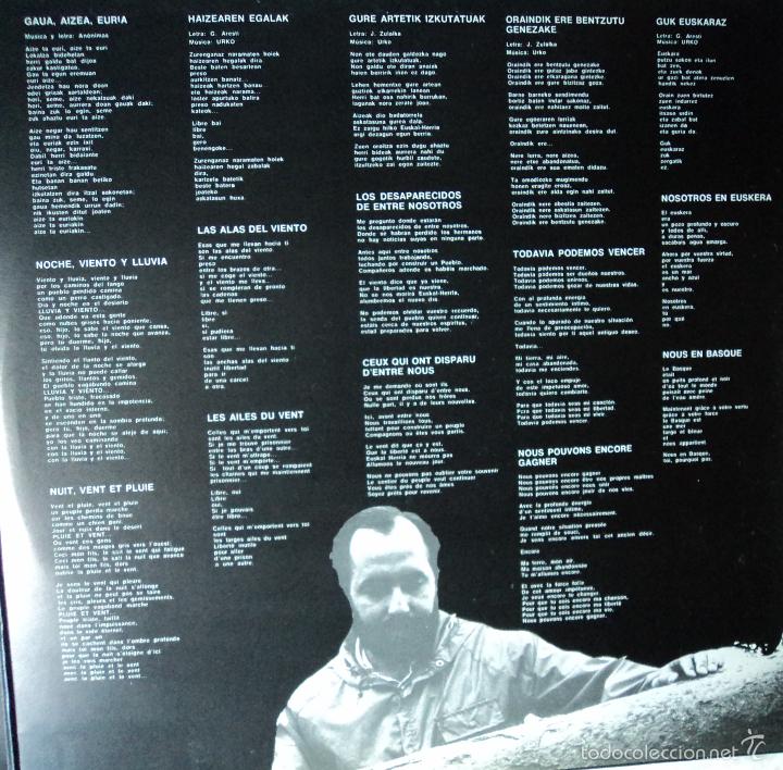 Discos de vinilo: Urko - Sakonki - Edici&oacute;n de 1976 de Espa&ntilde;a - Foto 4