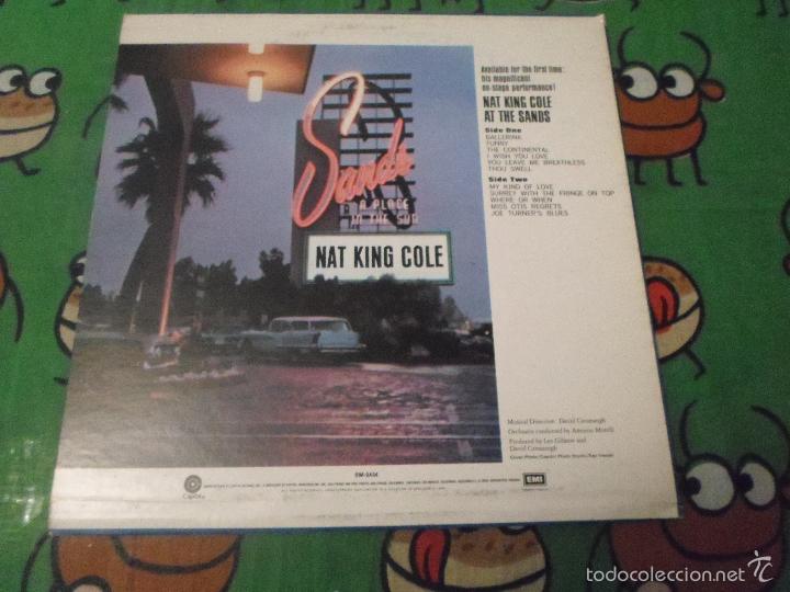 Discos de vinilo: NAT KING COLE AT THE SANDS - Foto 3
