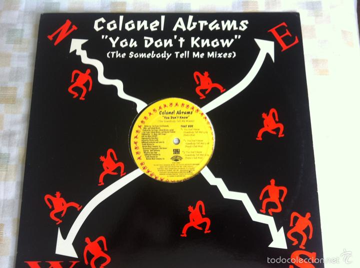 Discos de vinilo: LP COLONEL ABRAMS-YOU DONT KNOW - Foto 1