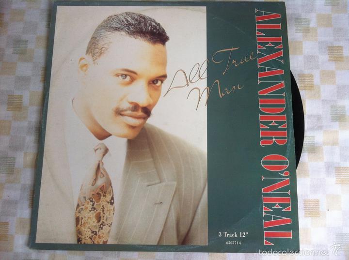 Discos de vinilo: 12 MAXI-ALEXANDER ONEAL-ALL TRUE MAN - Foto 1