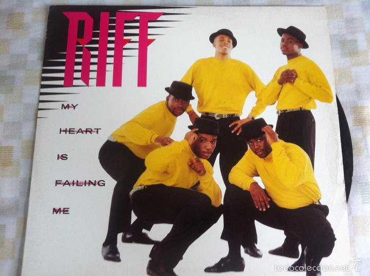 Discos de vinilo: 12 MAXI-RIFF-MY HEART IS FALLING ME - Foto 1
