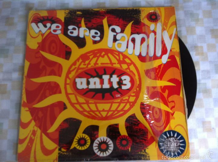 Discos de vinilo: 12 MAXI-UNIT 3-WE ARE FAMILY - Foto 1