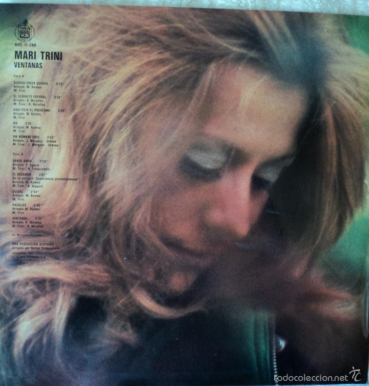 Discos de vinilo: Mari Trini - Ventanas - Edici&oacute;n de 1973 de Espa&ntilde;a - Foto 2