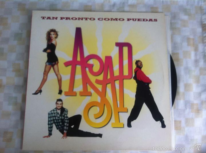 Discos de vinilo: LP ASAP-TAN PRONTO COMO PUEDAS - Foto 1