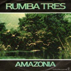 Discos de vinilo: RUMBA TRES - SINGLE VINILO 7’’ - AMAZONIA + AIRE - EDITADO EN HOLANDA - RED BULLET 1990