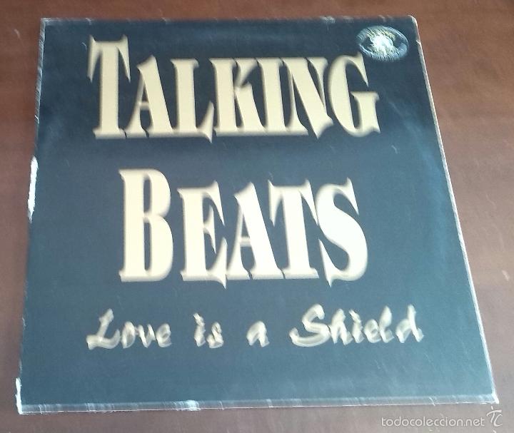 Discos de vinilo: TALKING BEATS - LOVE IS A SHIELD - MAXI SINGLE.12 - Foto 1