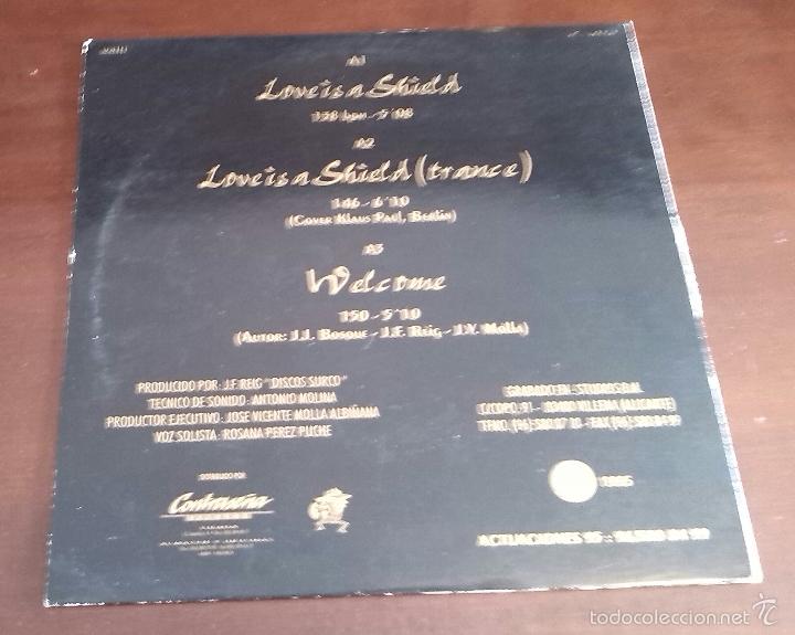 Discos de vinilo: TALKING BEATS - LOVE IS A SHIELD - MAXI SINGLE.12 - Foto 2