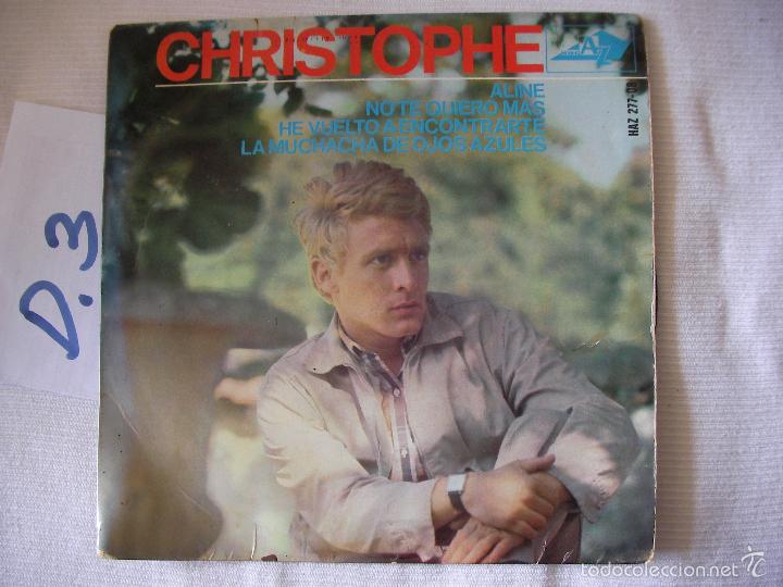 Discos de vinilo: ANTIGUO SINGLE - CHRISTOPHE - ENVIO INCLUIDO A ESPA&Ntilde;A - Foto 1