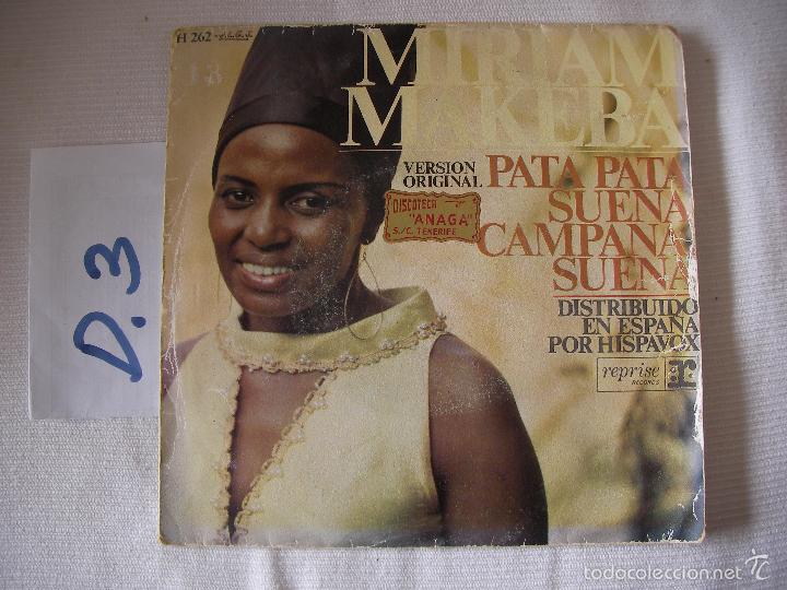 Discos de vinilo: ANTIGUO SINGLE - MIRIAM MAKEBA - ENVIO INCLUIDO A ESPA&Ntilde;A - Foto 1