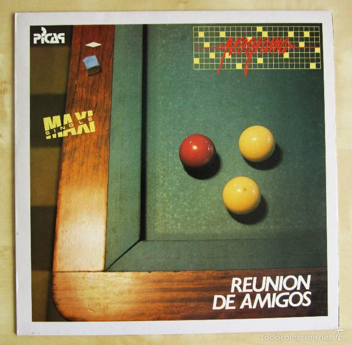 Discos de vinilo: PROGRAMA - REUNION DE AMIGOS - MAXI SINGLE VINILO ORIGINAL 1984 EDICION PICAP - Foto 2