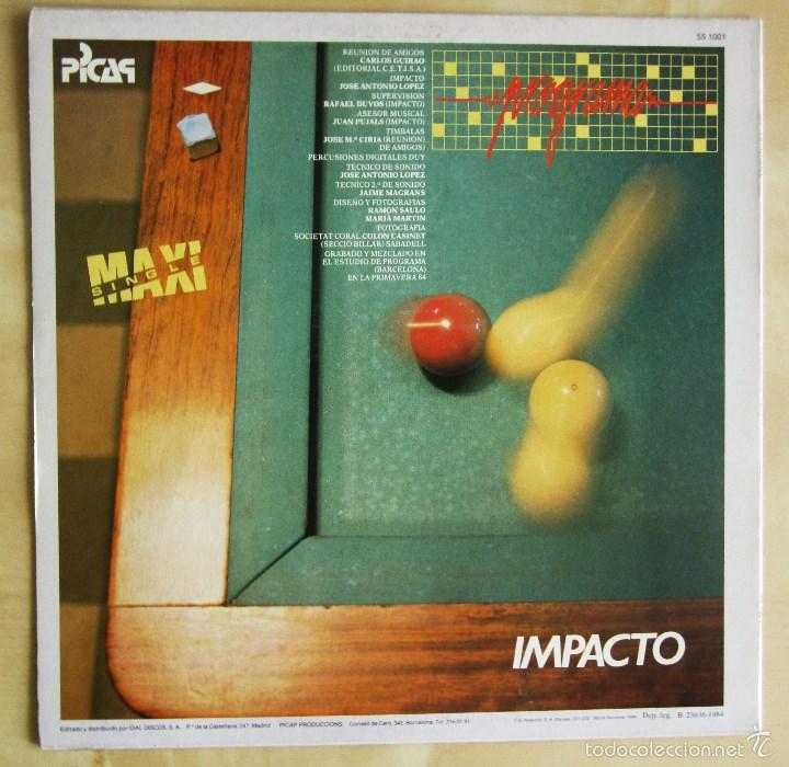 Discos de vinilo: PROGRAMA - REUNION DE AMIGOS - MAXI SINGLE VINILO ORIGINAL 1984 EDICION PICAP - Foto 3