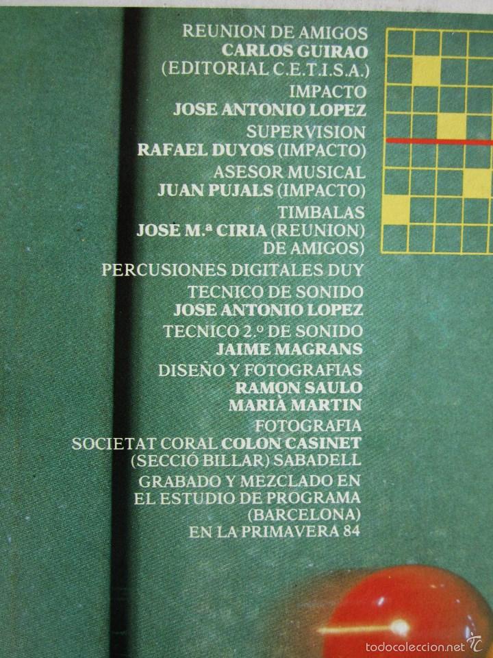 Discos de vinilo: PROGRAMA - REUNION DE AMIGOS - MAXI SINGLE VINILO ORIGINAL 1984 EDICION PICAP - Foto 4