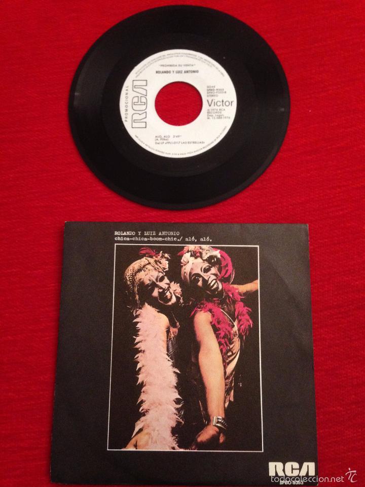 Disques de vinyle: VINILO ROLANDO Y LUIZ ANTONIO / ALO ALO / CHICA CHICA BOOM CHIC / RCA