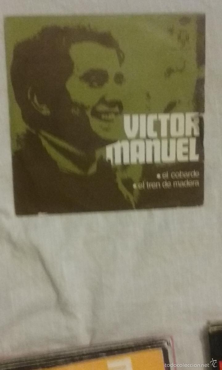 Discos de vinilo: DISCOS SINGLE RAPHAEL-VICTOR MANUEL-MIGUEL RIOS- FORMULA V - Foto 4