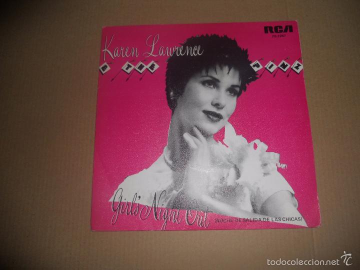 Discos de vinil: KAREN LAWRENCE AND THE PINZ (SN) GIRL'S NIGHT OUT A&Ntilde;O 1981 - EDICION PROMOCIONAL