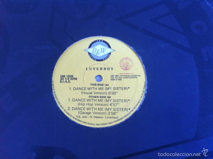Discos de vinilo: 12 MAXI-LUVERBOY-DANCE WHIH ME - Foto 1