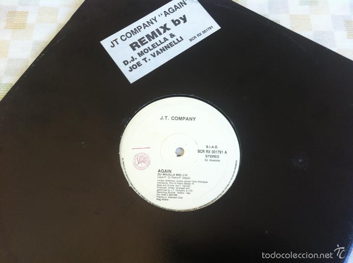Discos de vinilo: 12 MAXI-J.T.COMPANY-AGAIN - Foto 1
