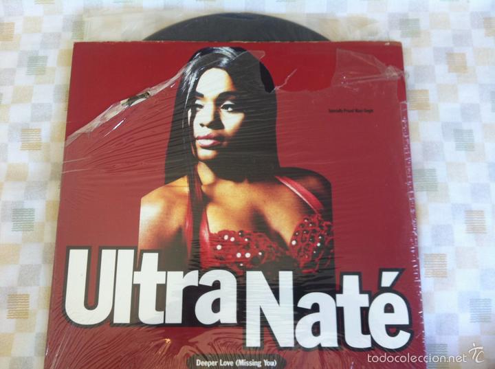 Discos de vinilo: 12 MAXI-ULTRA NATE-DEEPER LOVE - Foto 1