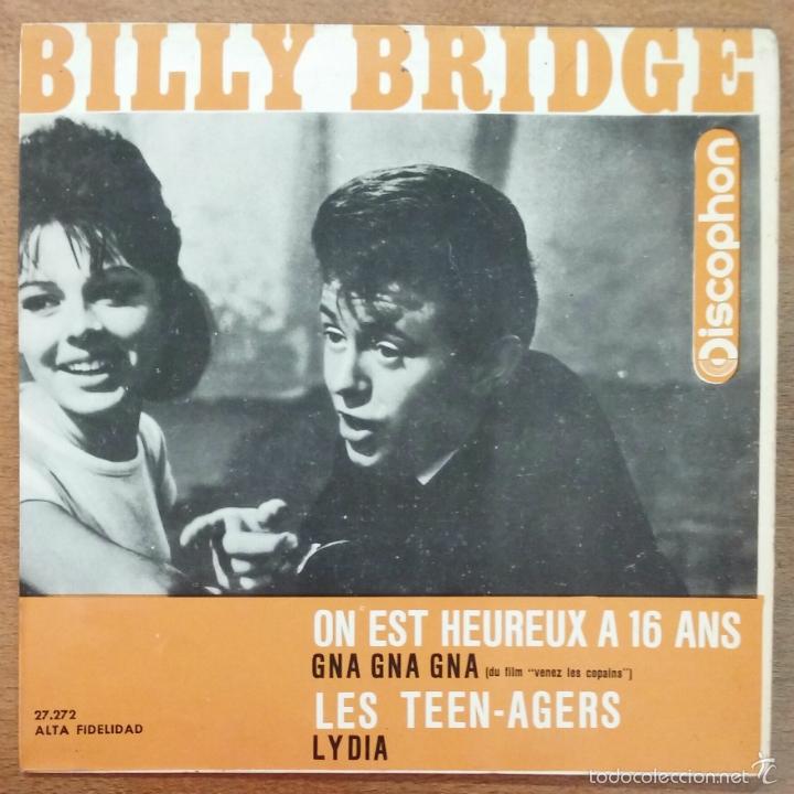 Discos de vinilo: BILLY BRIDGE -LES TEEN-AGERS, ETC -EP - Foto 1