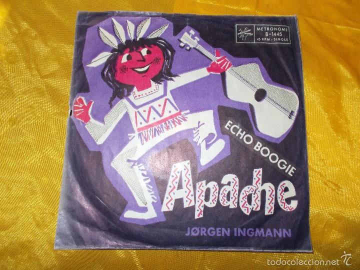 Discos de vinilo: JORGEN INGMANN. APACHE / ECHO BOOGIE. METRONOME EDICION ALEMANA - Foto 1