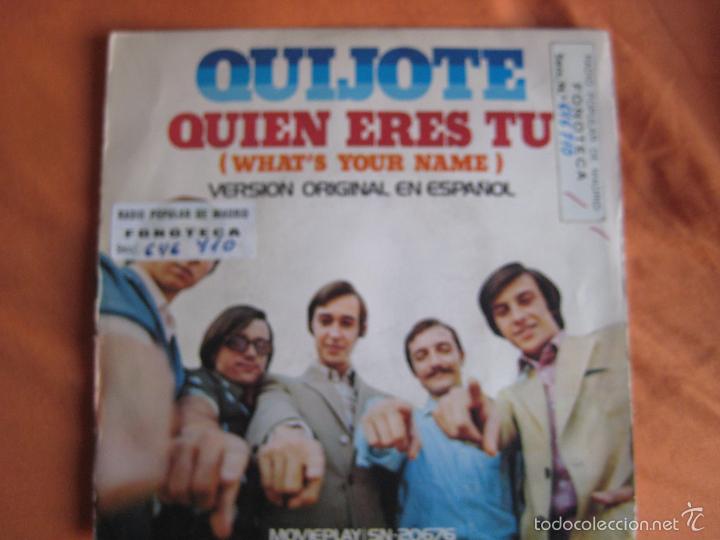 Disques de vinyle: QUIJOTE Sg MOVIEPLAY 1972 quien eres tu/ enero febrero marzo y abril