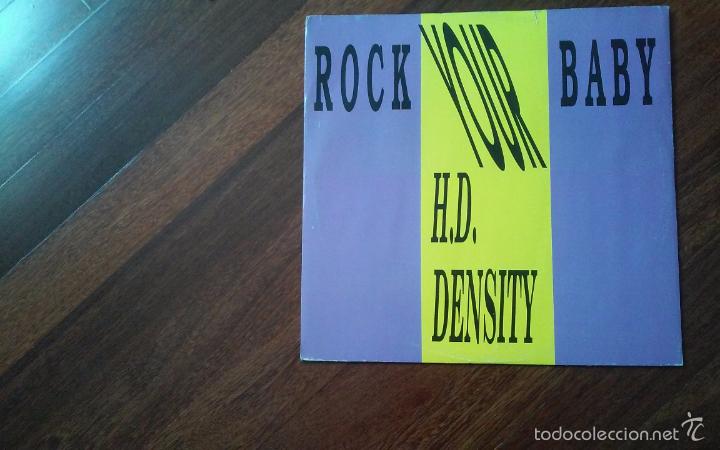Discos de vinilo: H.d density-rock your baby.maxi - Foto 1
