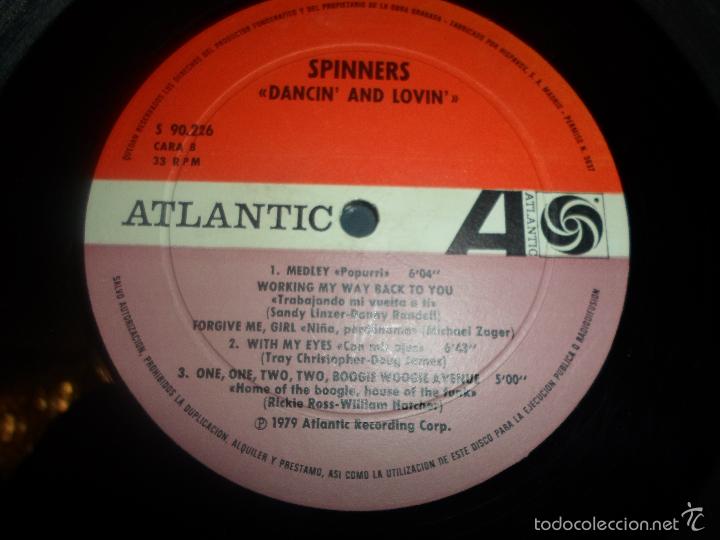 Discos de vinilo: SPINNERS  DANCIN AND LOVIN - Foto 2