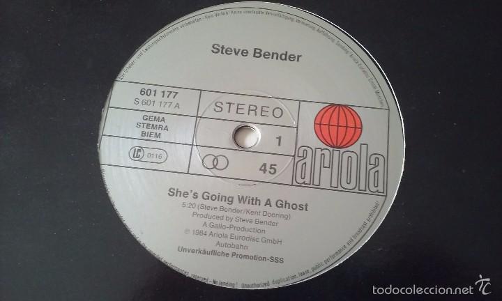 Discos de vinilo: Steve Bender - Shes Going With A Ghost / Love Race - 1984 - Foto 1