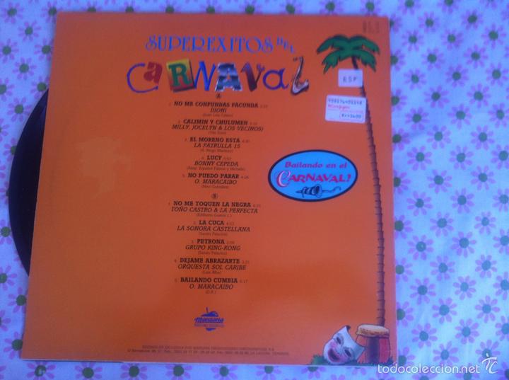 Discos de vinilo: LP SUPER EXITOS DEL CARNAVAL-VARIOS ESPA&Ntilde;A - Foto 2