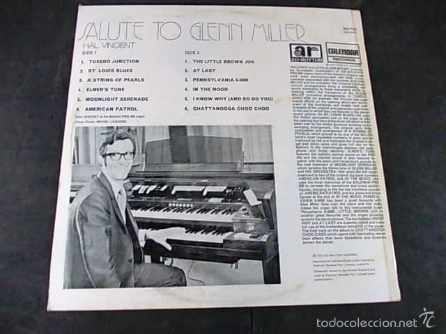 Discos de vinilo: HAL VINCENT Salute to Glenn Miller - Foto 2